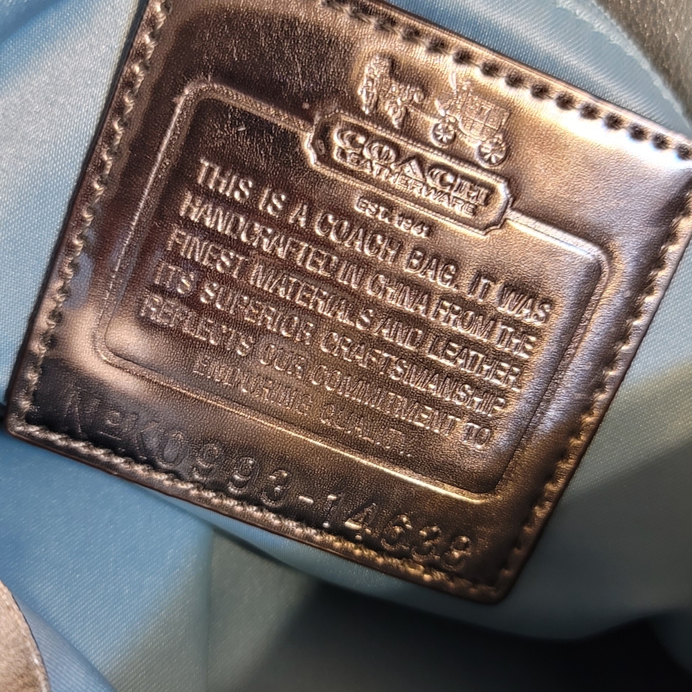 Coach Metallic Shoulder Bag - Picture 10 of 10